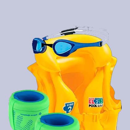 Очки, жилет и нарукавники