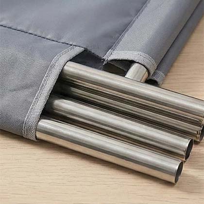 Прочный манеж (ткань оксфорд + нержавеющая сталь)